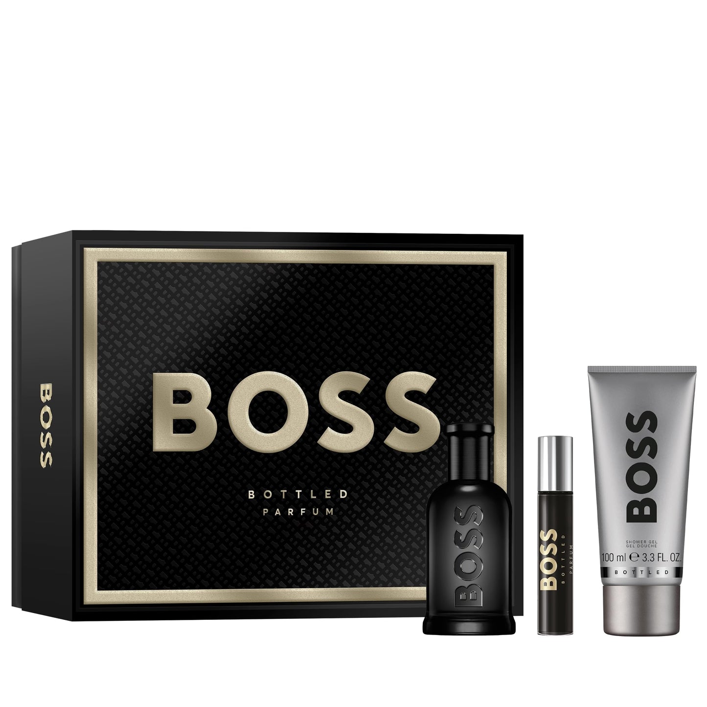 Estuche 3pz Boss Bottled Parfum - Caballero