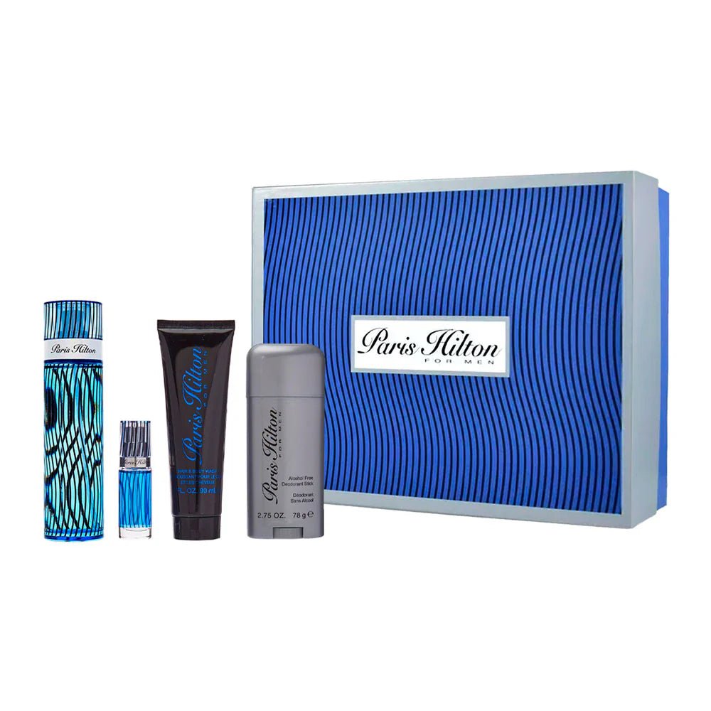 Paris Hilton for Men Estuche 4pzs EDT - Caballero - Stone Fragrances