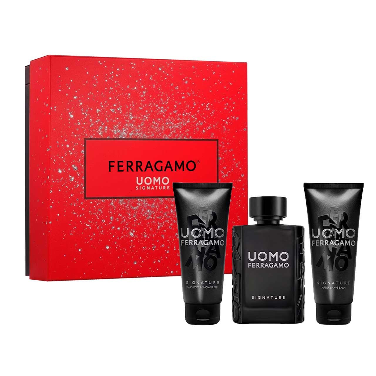 Estuche Ferragamo UOMO Signature 3pz - Caballero - Stone Fragrances