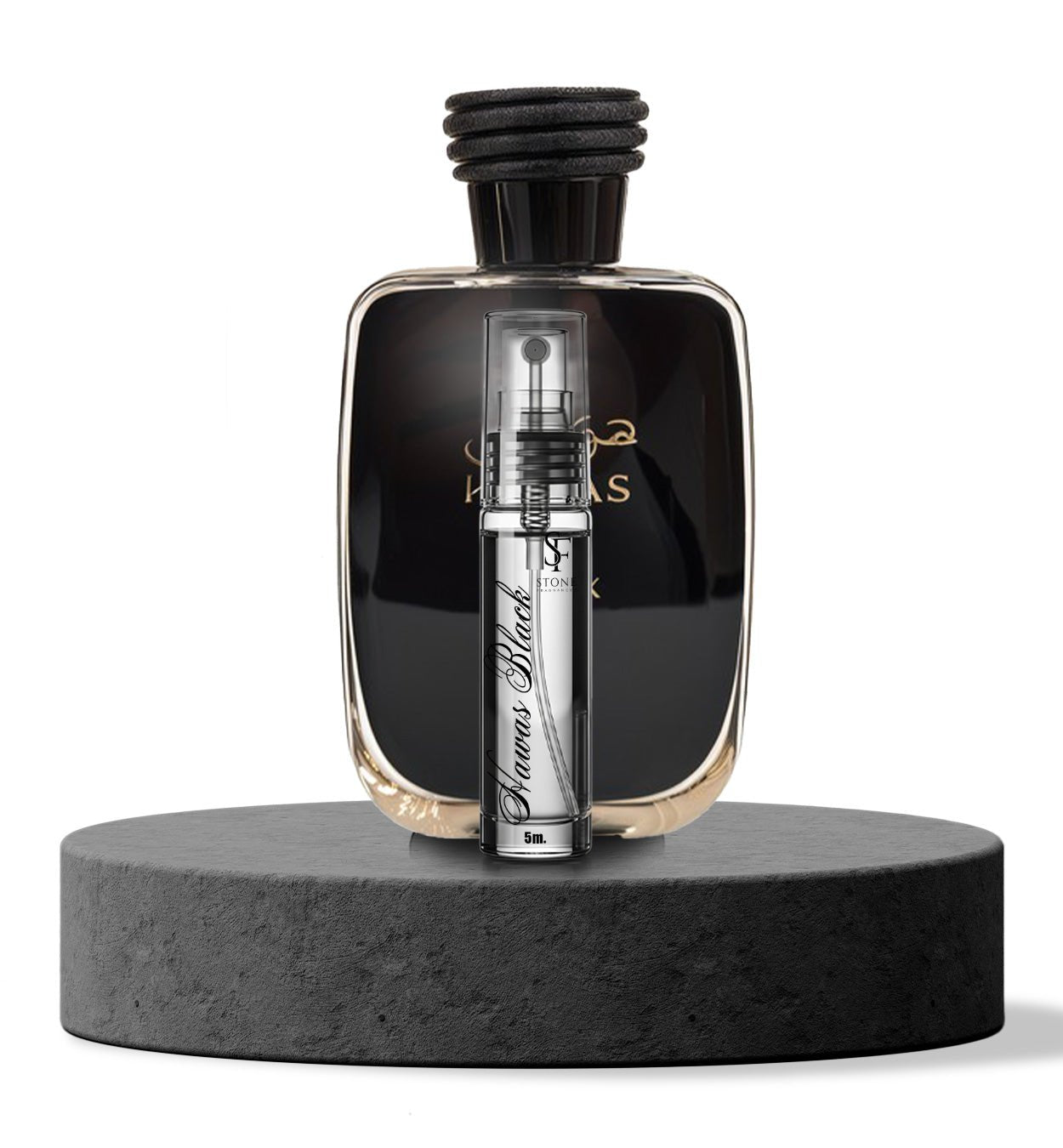 Rasasi Hawas Black EDP Decant 5ml - Caballero - Stone Fragrances