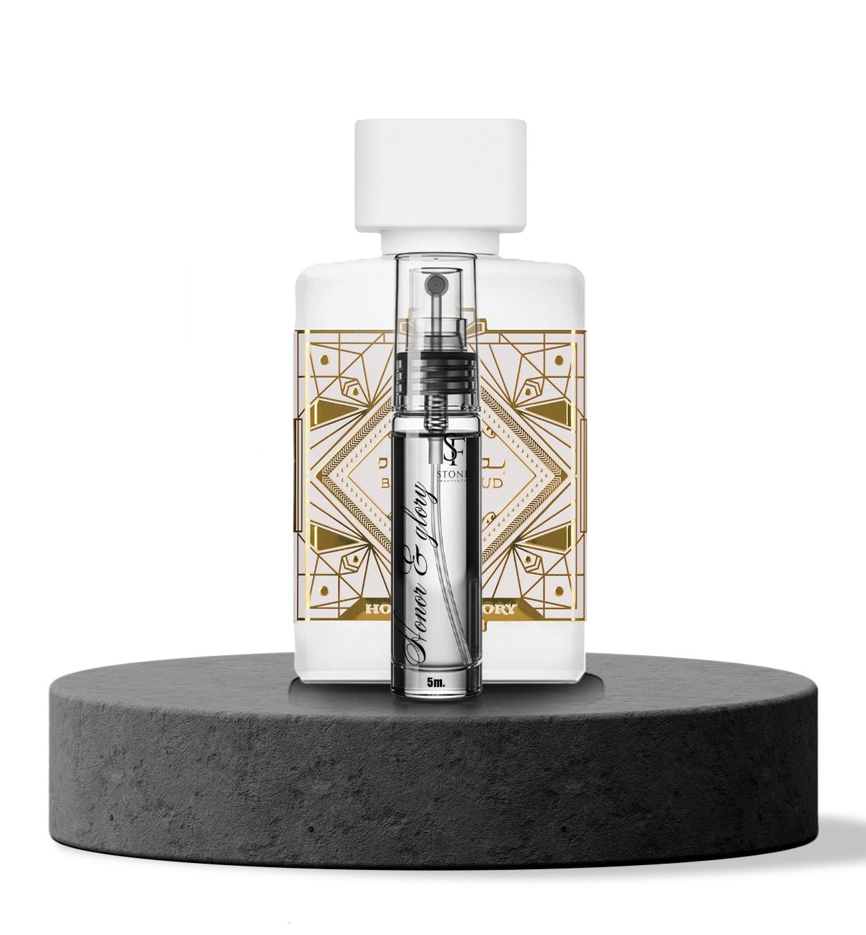 Lattafa Lattafa Honor And Glory EDP Decant 5ml - Unisex - Stone Fragrances