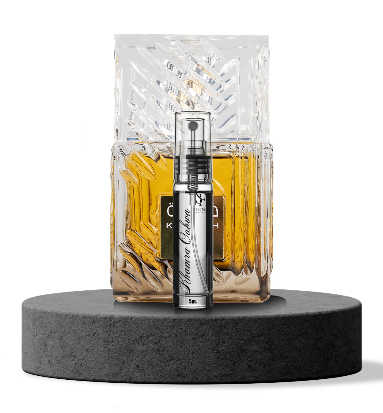 Lattafa Khamrah Qahwa EDP Decant 5ml - Unisex - Stone Fragrances