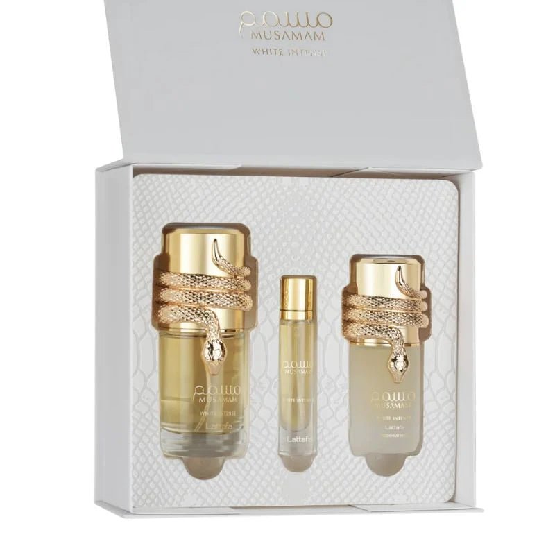 Lattafa Musamam White Intense Set 3pz - Dama - Stone Fragrances