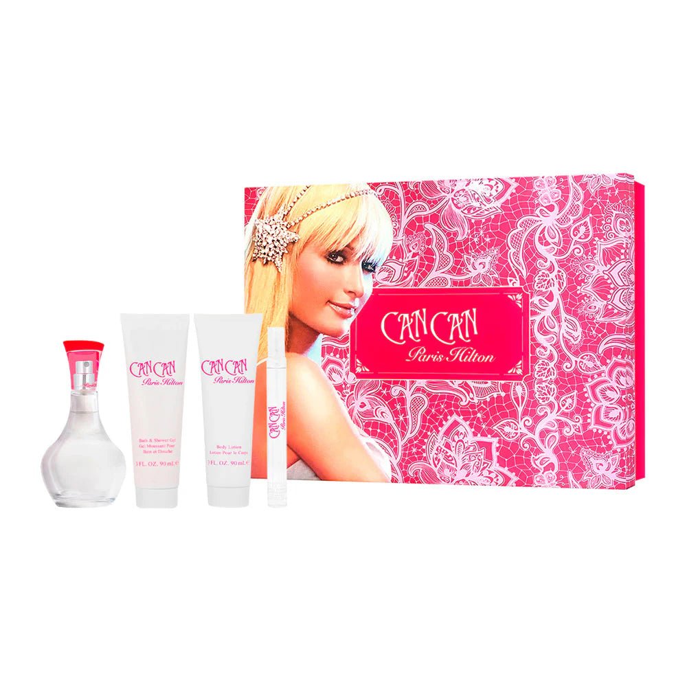 Can Can Estuche 4pzs by Paris Hilton EDP - Dama - Stone Fragrances