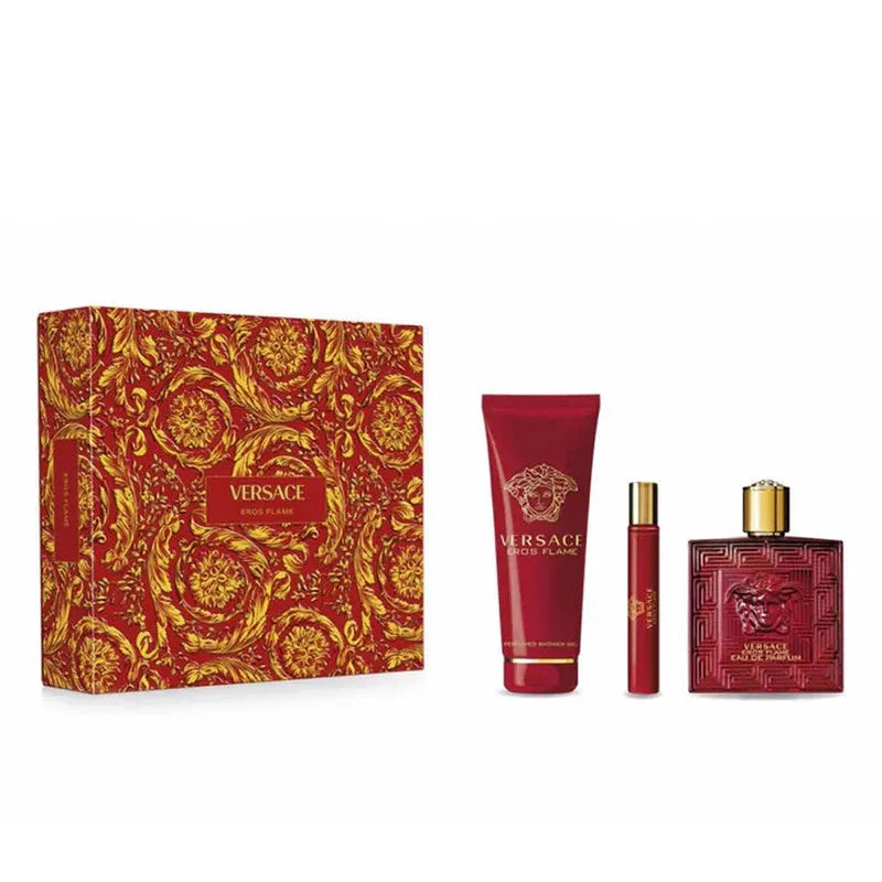 Versace Eros Flame EDP Estuce 3pz-Caballero
