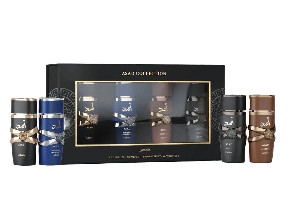 Lattafa Set Asad collection 4x25ml EDP – Caballero - Stone Fragrances