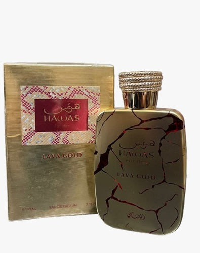 Rasasi Hawas Lava Gold  EDP 100ml - Caballero