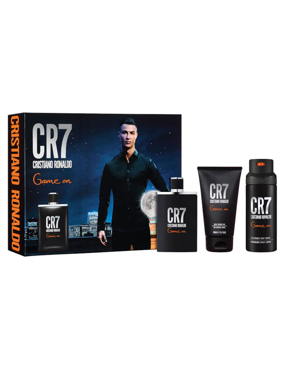 Estuche 3pz CR7 Cristiano Ronaldo Game On EDT