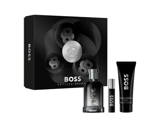 Estuche 3pz Boss Bottled Beyond - Caballero - Stone Fragrances