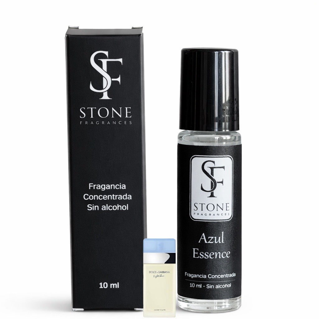Azul Essence Roll On Fragancia Concentrada 10ml - Dama ( Light Blue) - Stone Fragrances