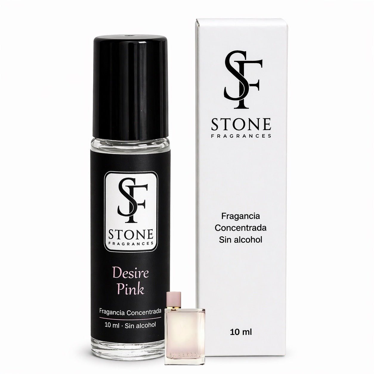 Desire Pink Roll On Fragancia Concentrada 10ml - Dama (Burberry her) - Stone Fragrances