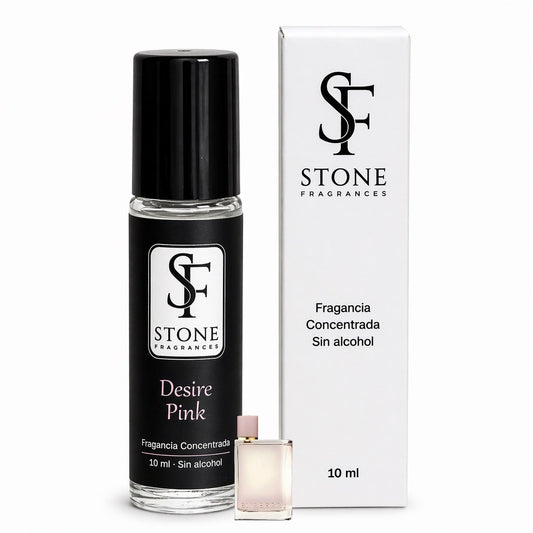 Desire Pink Roll On Fragancia Concentrada 10ml - Dama (Burberry her)