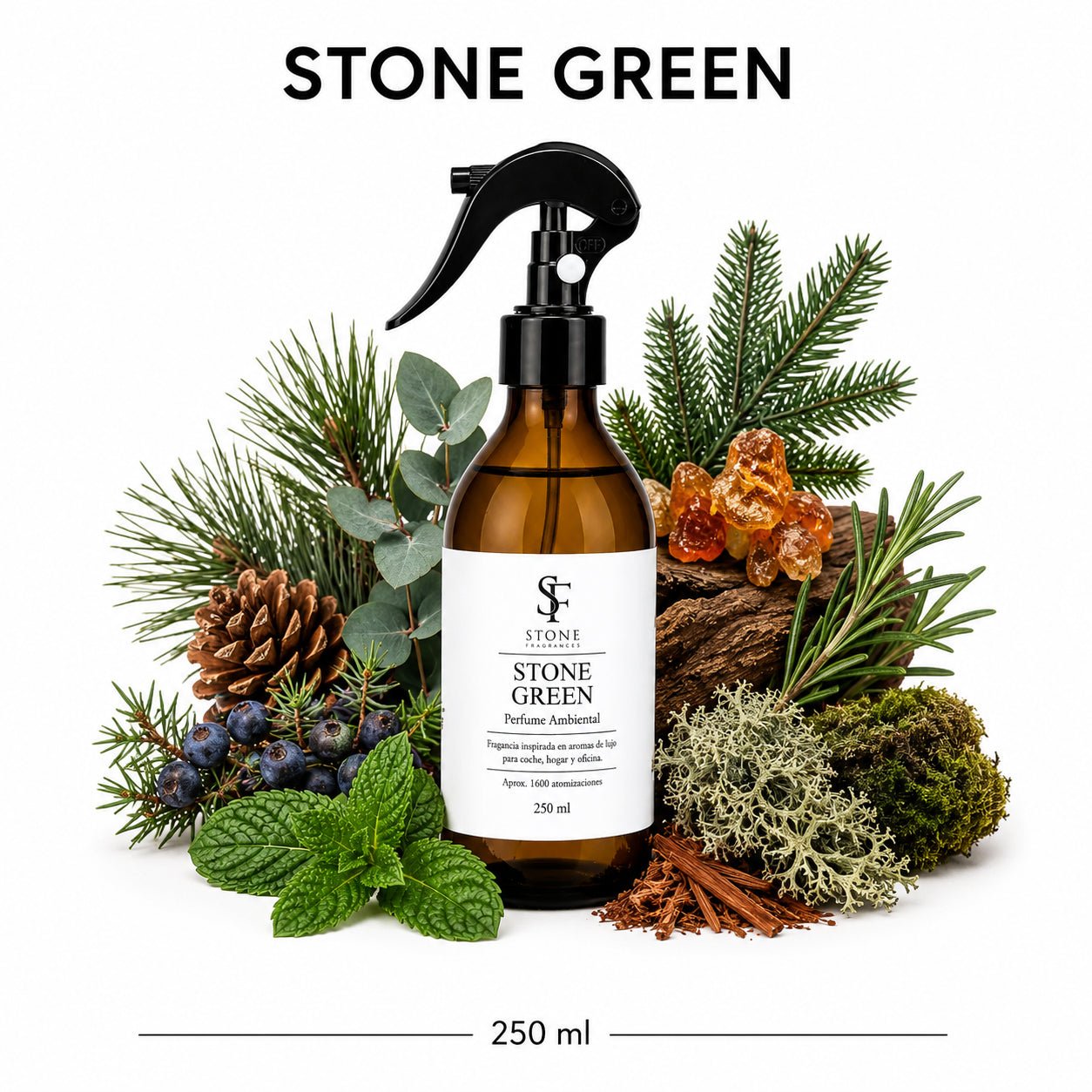 Inspirado Pino – Perfume Ambiental 250ml | Stone Fragrances