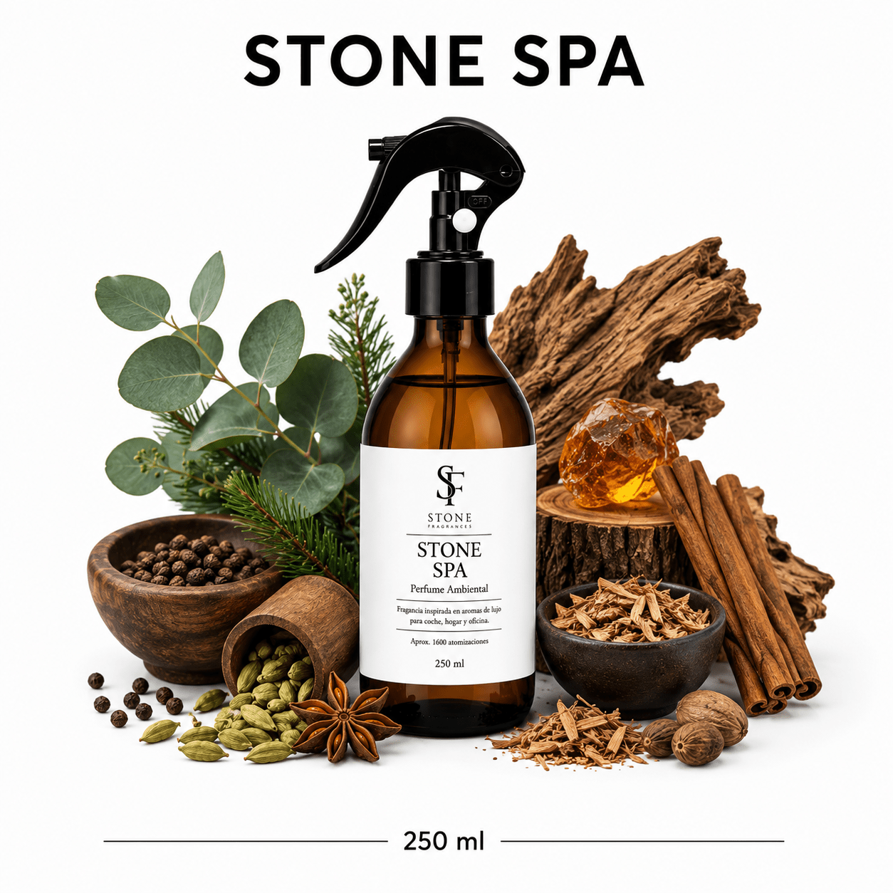 Inspirado Librerías Gandhi – Perfume Ambiental 250ml | Stone Fragrances