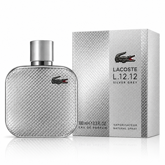 L.12.12 Silver Grey Lacoste EDP 100 ml - Caballero