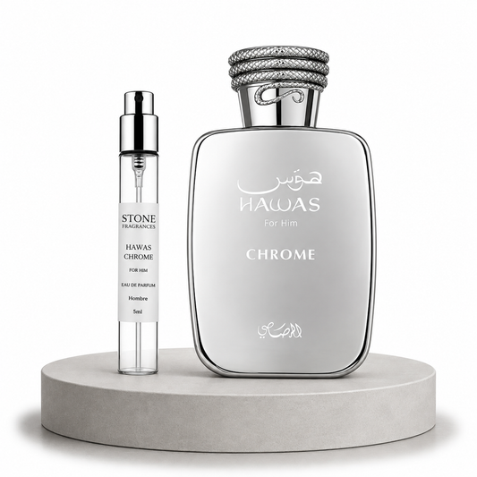 Rasasi Hawas Chrome EDP Decant – Caballero
