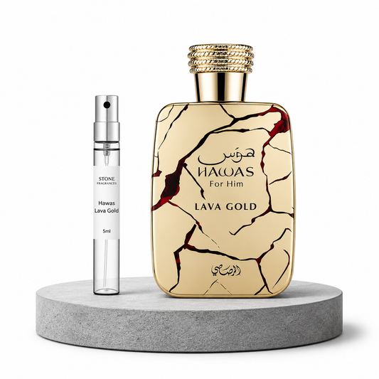 Rasasi Hawas Lava Gold EDP Decant 5ml - Caballero