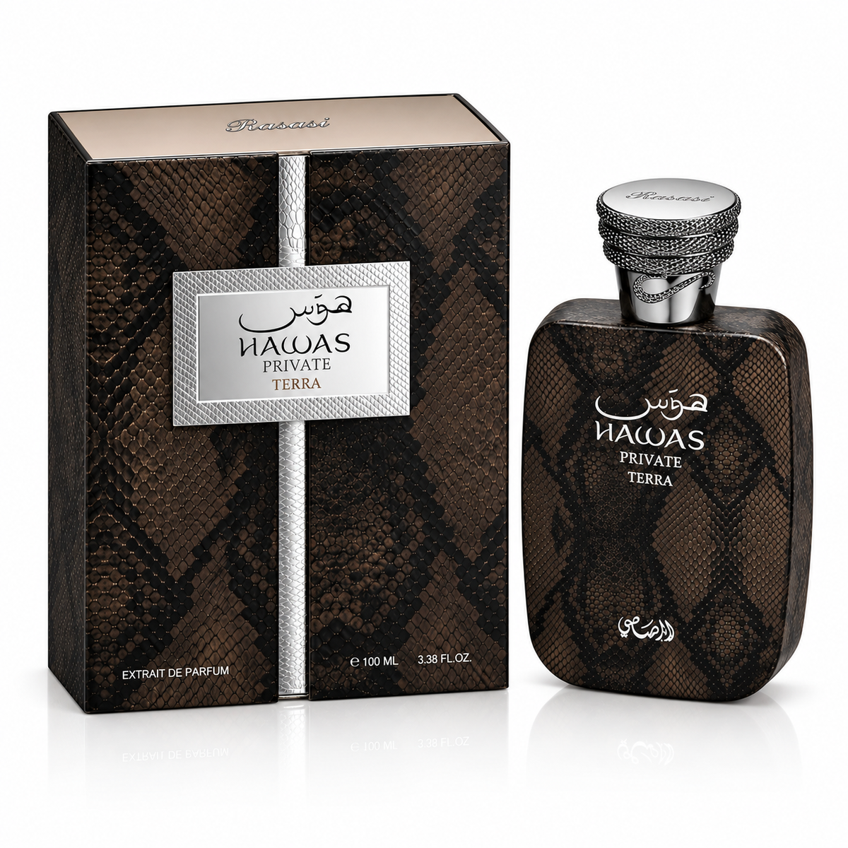 Rasasi Hawas Private Terra Extrait 100 ml - Caballero