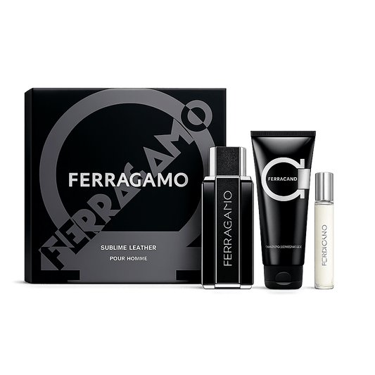 Estuche Ferragamo Sublime Leather Intense - Caballero - Stone Fragrances