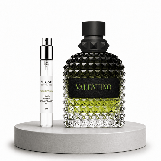 Valentino Uomo Green Stravaganza EDT Decant 5ml - Caballero - Stone Fragrances