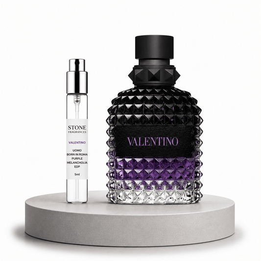 Valentino Uomo Born In Roma purple melancholia EDP Decant 5ml - Caballero - Stone Fragrances