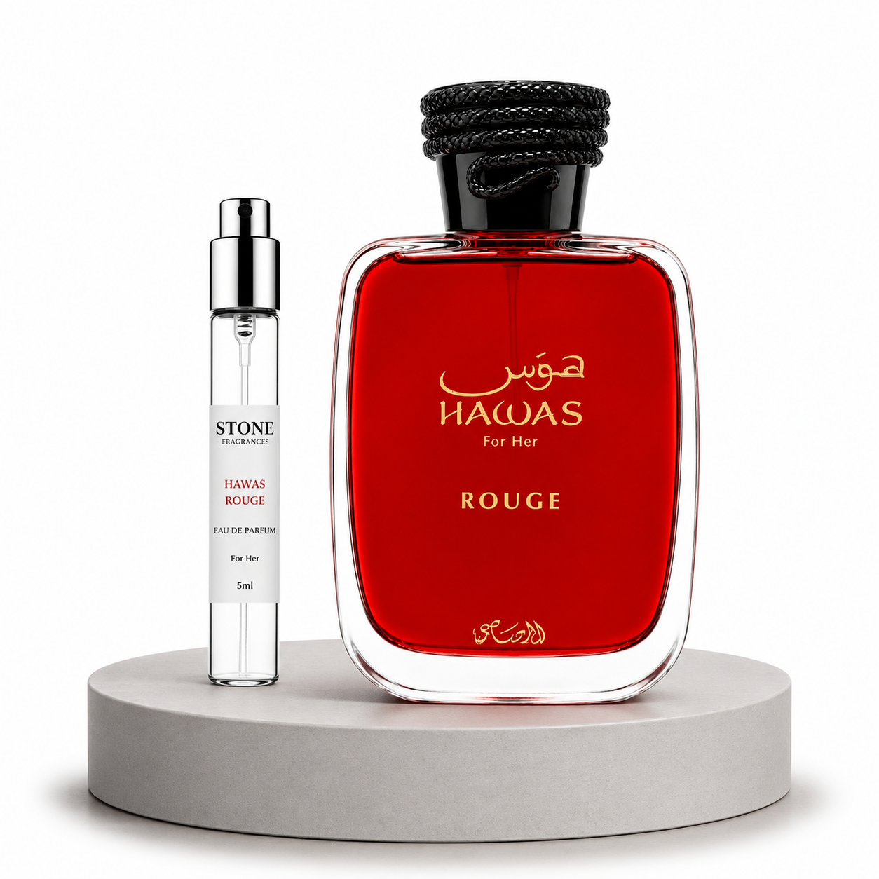 Rasasi Hawas Rouge EDP Decant 5ml – Dama