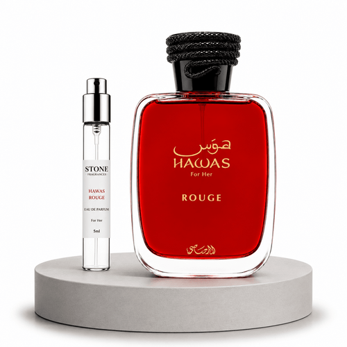Rasasi Hawas Rouge EDP Decant 5ml – Dama