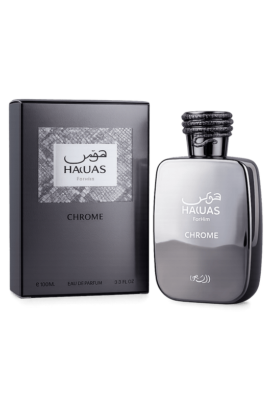 Rasasi Hawas Chrome EDP 100ml – Caballero - Stone Fragrances