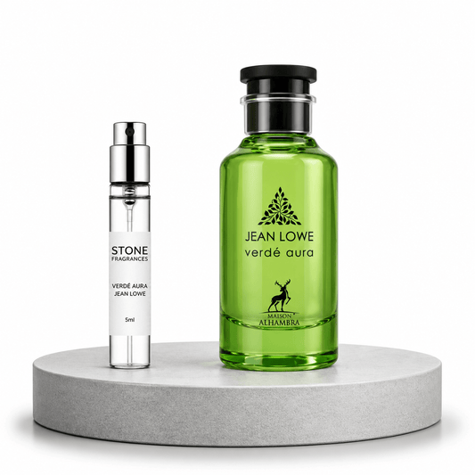 Jean Lowe Verde Aura EDP Decant 5 ML - Caballero - Stone Fragrances