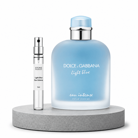 Dolce & Gabbana Light Blue Intense Decant 5ml EDP - Caballero - Stone Fragrances