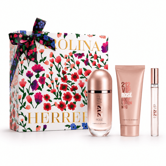 Carolina Herrera 212 VIP Rose EDP Estuche 3 pzs - Dama - Stone Fragrances