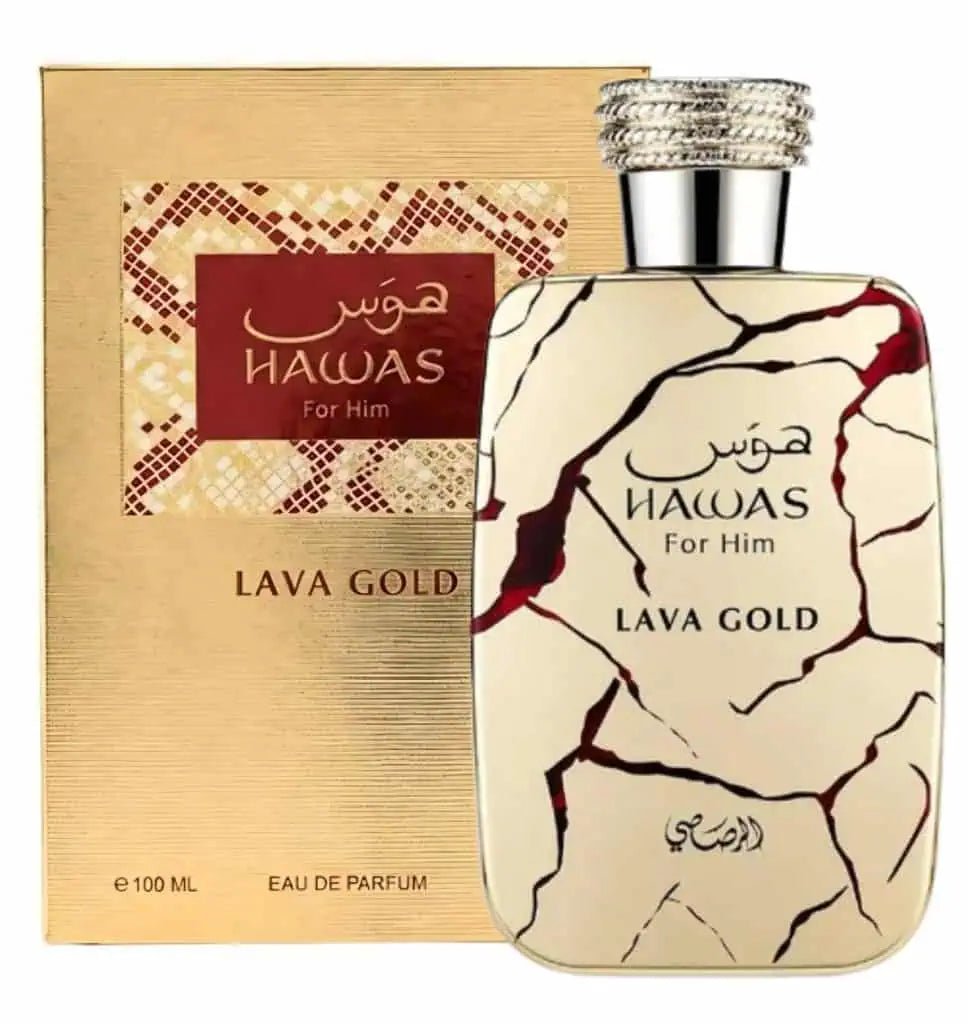 Rasasi Hawas Lava Gold EDP 100ml - Caballero - Stone Fragrances