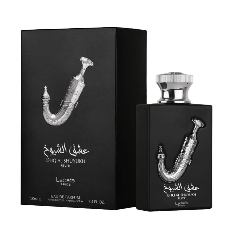Lattafa Pride Ishq Al Shuyukh silver EDP 100 - Unisex - Stone Fragrances