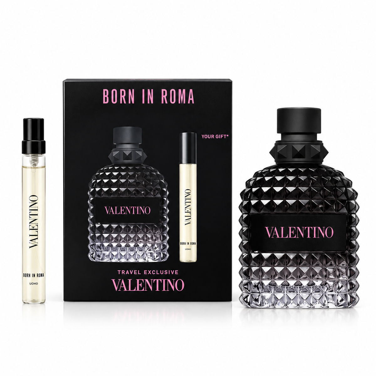 Valentino Uomo Travel Exclusive Born in Roma 2 pzs - Caballero