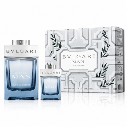 Bvlgari Man Glacial Essence EDP Set 2 pzs - Caballero