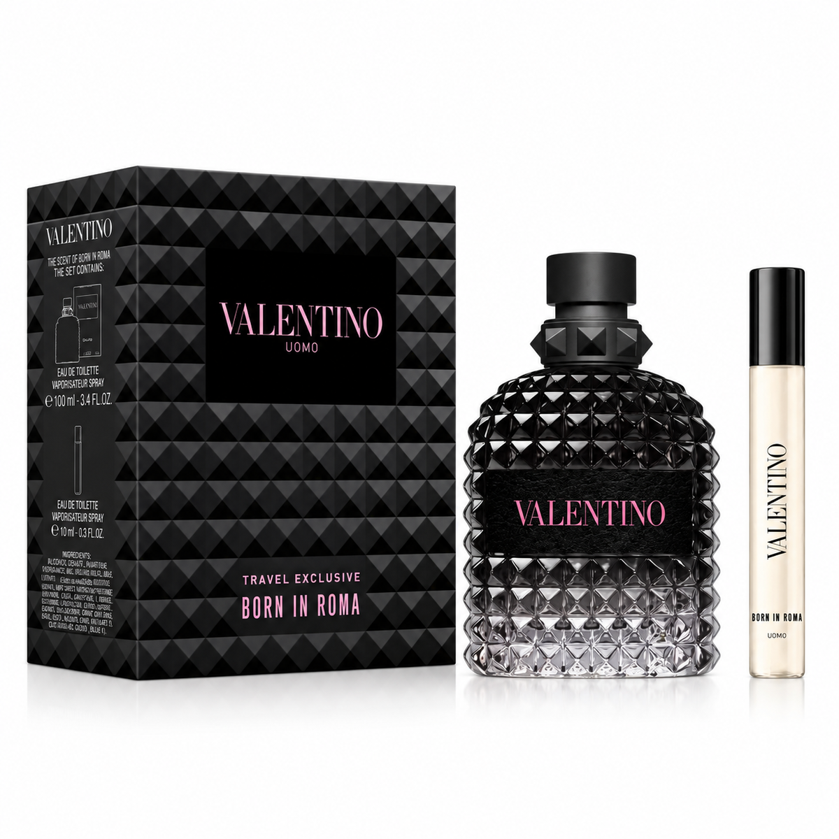 Valentino Uomo Travel Exclusive Born in Roma 2 pzs - Caballero