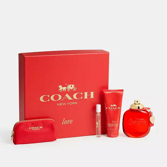 Set Coach Love 4Pz EDP 90ml - Dama