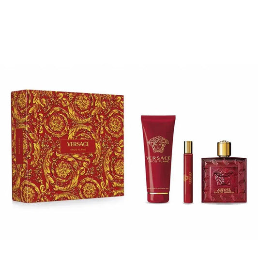 Versace Eros Flame EDP Estuce 3pz-Caballero